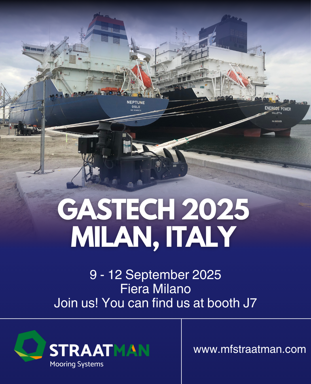 Visit Straatman booth at Gastech 2025