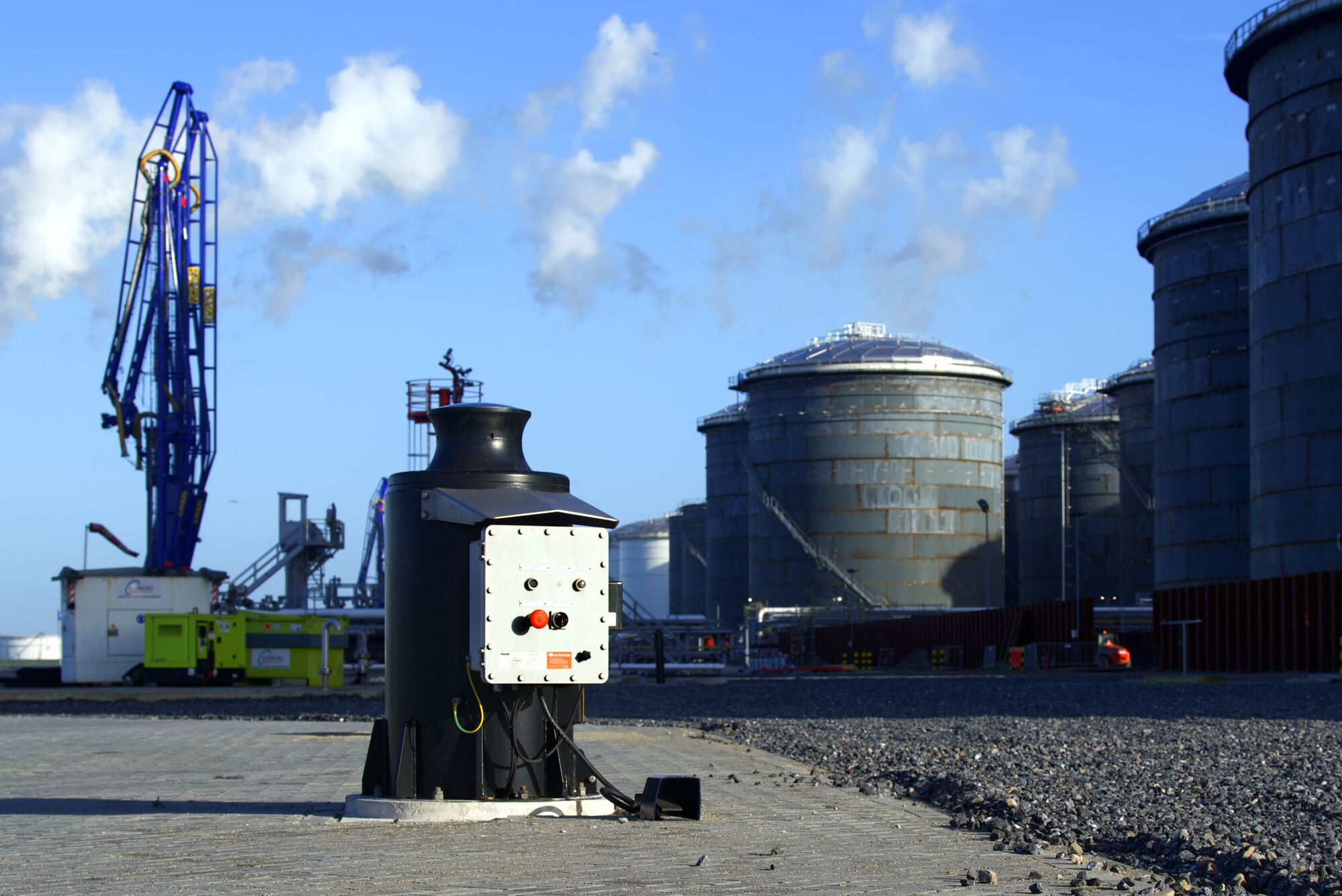 Capstans for terminal Rotterdam